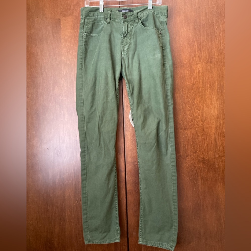 Hudson Jeans Green Men’s Blake Slim Straight